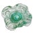 Vintage Murano Style Green Swirl Catchall Dish or Ashtray For Sale