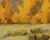 Contemporary Fall Apart by Judd Mercer | Oil On Panel Landscape with autumn trees and mountain backdrop For Sale - Image 3 of 5