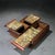 Vintage Chinese Rosewood Box With Abalone Shell Inlay & Hinged Lid For Sale In Los Angeles - Image 6 of 9