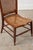 Antique Petite Walnut Accent/ Nursing Chair With Hand-Tied Cane Seat + Back With Bobbin Legs For Sale In Charleston - Image 6 of 10