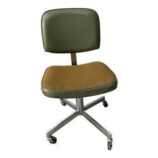 1960s Frank Doerner Faultless Rolling Swivel Office Chair For Sale