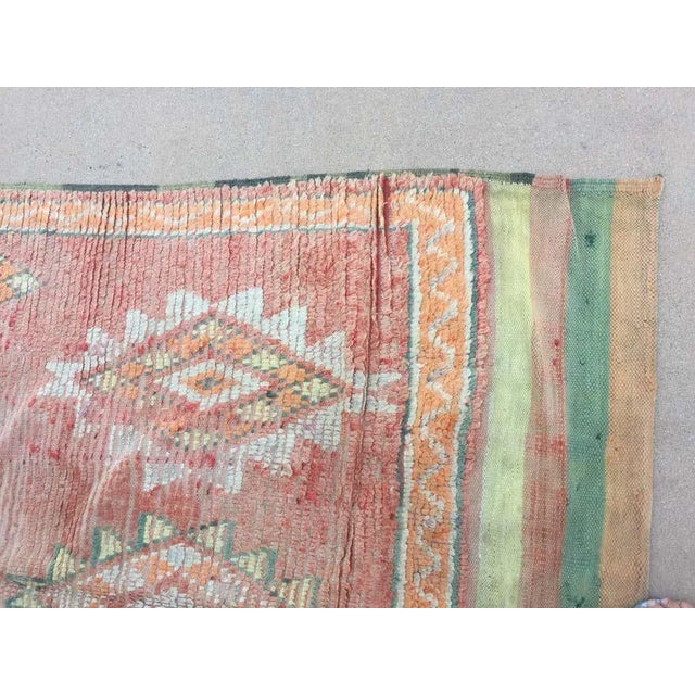 Moroccan Vintage Tribal Rug, 1960 For Sale - Image 9 of 13
