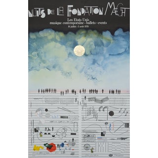 Saul Steinberg, Nuits de la Fondation Maeght Poster, Lithograph For Sale