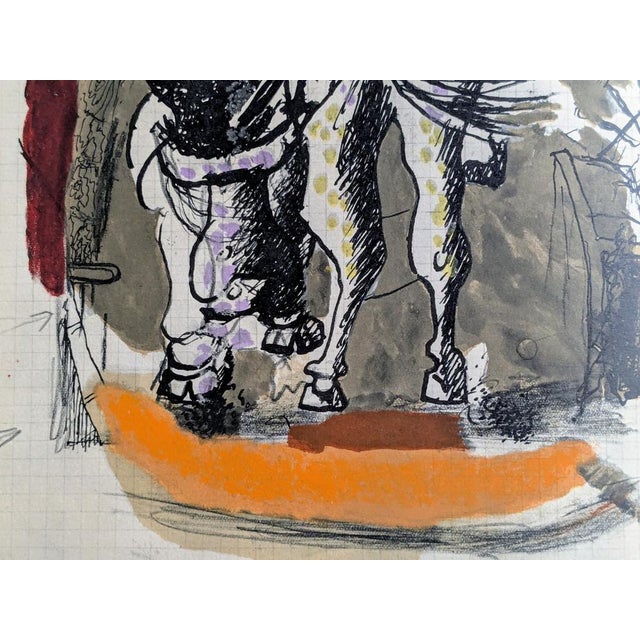 Georges Braque, Picador, Color Lithograph, 1955 For Sale - Image 4 of 6