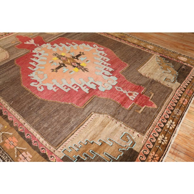 Kars Vintage Room Size Rug - 9'3" x 11'8" For Sale - Image 9 of 10