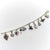 1920s Art Deco 14k Gold and Platinum Diamond and Gem Set Charm Bracelet For Sale - Image 9 of 12