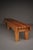 Mid-Century Modern Long Oak Slatted Bench, 1960s For Sale - Image 3 of 9