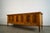 1960s 1960’s Hollywood Regency Burl Wood & Travertine Credenza / Low Console Table For Sale - Image 5 of 12