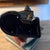 1900 - 1909 19th-Century Black Jackfield Staffordshire Spaniel Figurine Featuring a Glossy Black Glaze and Gilded Rare Large For Sale - Image 5 of 5