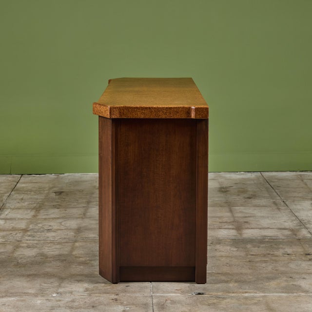Mid 20th Century Paul Frankl Cork Credenza for Johnson Furniture Co. For Sale - Image 5 of 12