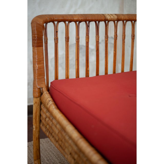Wood Bamboo Cane Daybed, 1960s, Set of 2 For Sale - Image 7 of 12