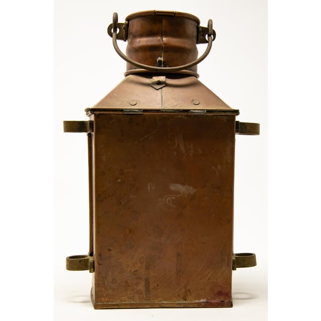 Chinese Mid-Century Copper Masthead Ship Lantern For Sale - Image 3 of 11