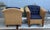 Wood and Wicker Armchairs, 1980s, Set of 2 For Sale - Image 10 of 16