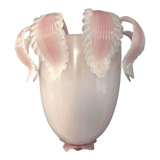 1960s Pink Murano Sconce For Sale