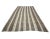 Striped Vintage modern kilim rug from Adana region of Turkey. Approximately 45-55 years old. In very good condition