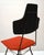 Metal Italian Black & Red Dining Chairs, Set of 4 For Sale - Image 7 of 14