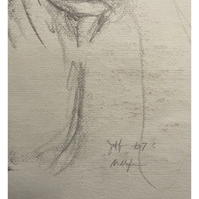 Drawing on paper from the estate of Northwest School artist Neil Meitzler (1930 - 2009). Signed , titled and dated 1967...