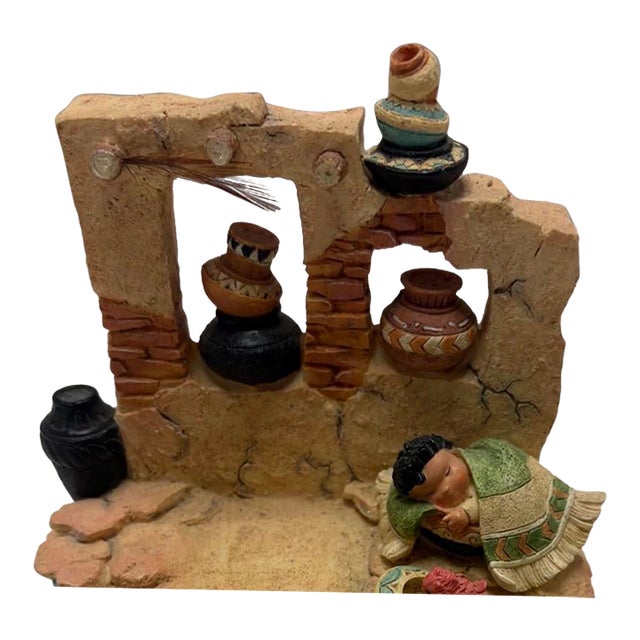 Enesco Friends of the Feather “Friend of the Earth” Figurine 1996 Limited Edition 5560/17500 Karen Hahn Southwest Sante Fe Decor For Sale