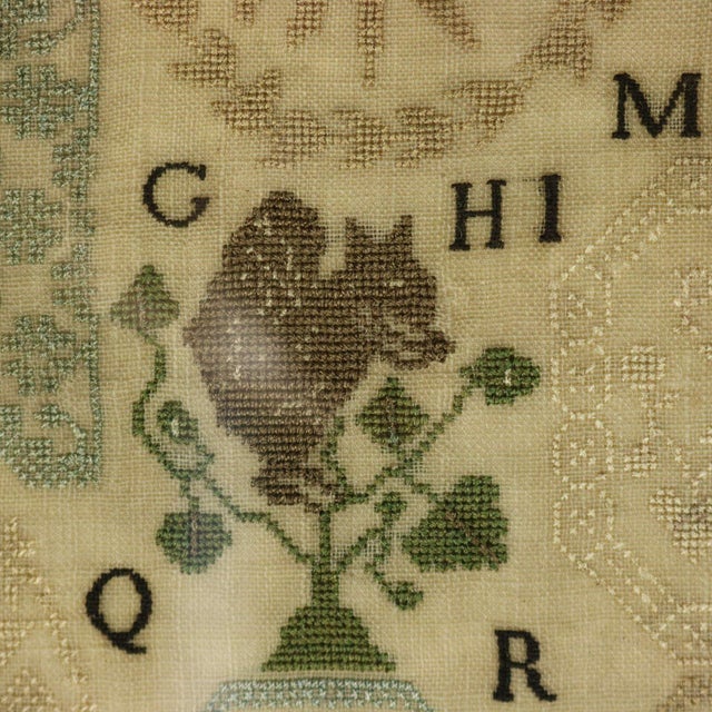 Antique Quaker Sampler, 1809, Mary Grigg, Banwell For Sale - Image 11 of 18