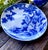 Japanese Mid 20th Century Monumental Japanese Blue & White Porcelain Charger With Hawk & Pine Landscape For Sale - Image 3 of 15