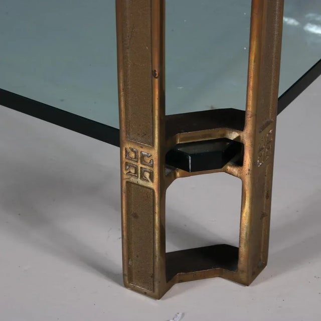 A beautiful, rectangular coffee table by Peter Ghyczy, manufactured in the Netherlands around 1970. The table is made of...