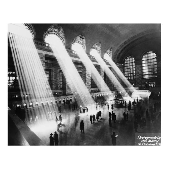 Sun Beams Into Grand Central Station, 1930, Silver Gelatin Fibre Print For Sale