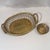 Vintage Castilian Imports Woven Brass Tabletop Baskets - Set of 2 For Sale - Image 4 of 11