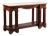 Empire Console Table in White Marble and Mahogany For Sale