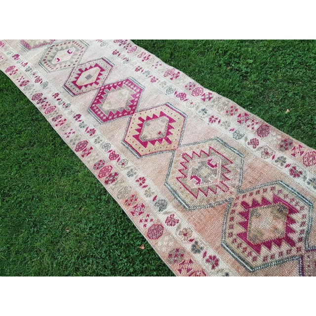 3 X 13.3 Ft, Anatolian Kurdish Runner With Multi Medallion Design For Sale - Image 4 of 13