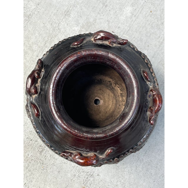 Chinese Chinese Song Dynasty Cizhou Black and Brown Glazed Stoneware Grain Jar For Sale - Image 3 of 11