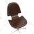 Carlo Ratti Walnut Hourglass Desk Chair for Compensati Curvati Italy For Sale In Cincinnati - Image 6 of 10