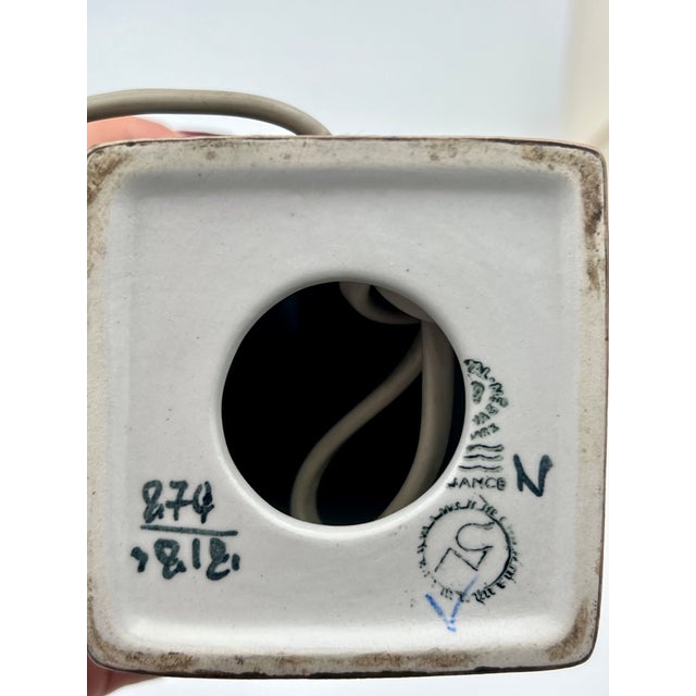 Ceramic Table Lamp by Niels Thorsson for Royal Copenhagen, Denmark, 1970s For Sale - Image 7 of 9