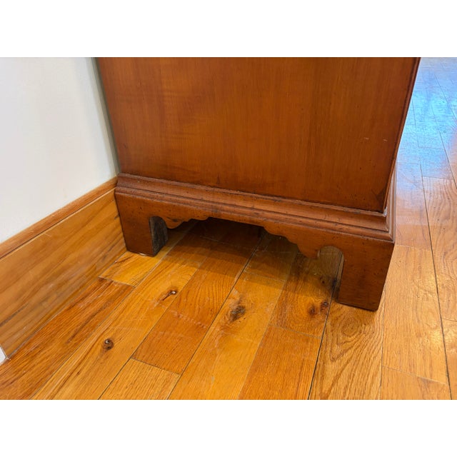 Antique Chippendale Tiger Maple Bedroom Chest For Sale - Image 11 of 12