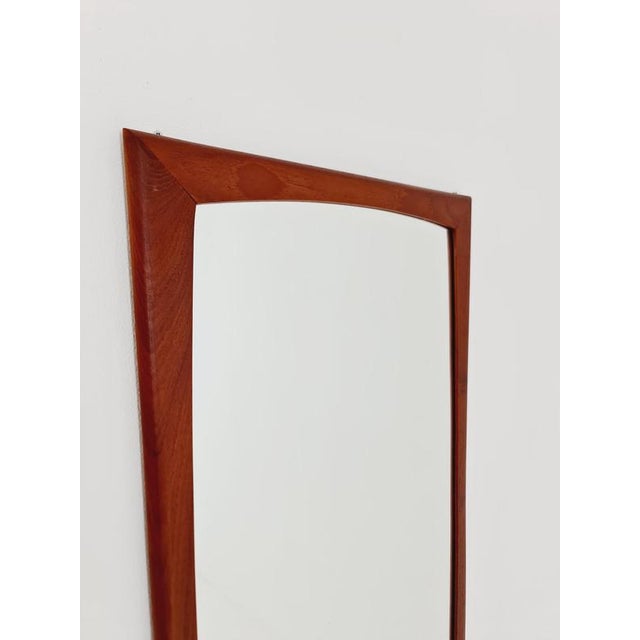 Large Mid-Century Modern Danish Wall-Mounted Mirror, 1960s For Sale - Image 3 of 15