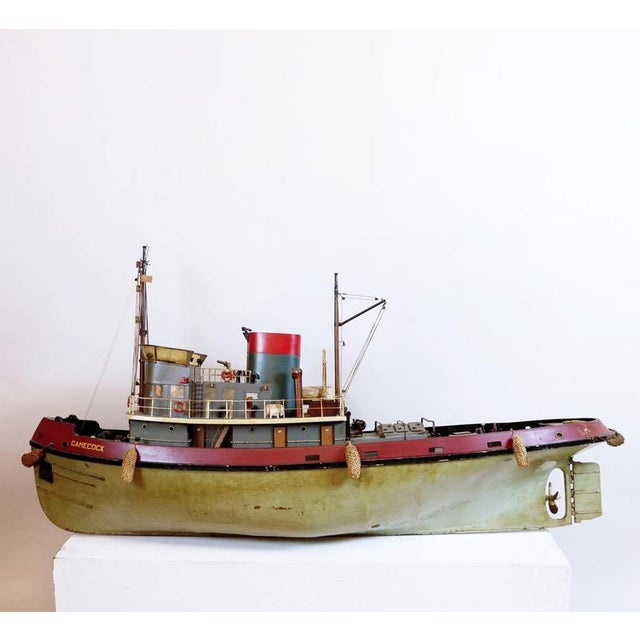 Model Tug Boat from Camecock, London, 1940s For Sale - Image 15 of 15