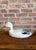 Vintage Hand-Carved White Pekin Duck Wooden Decoy For Sale - Image 4 of 15