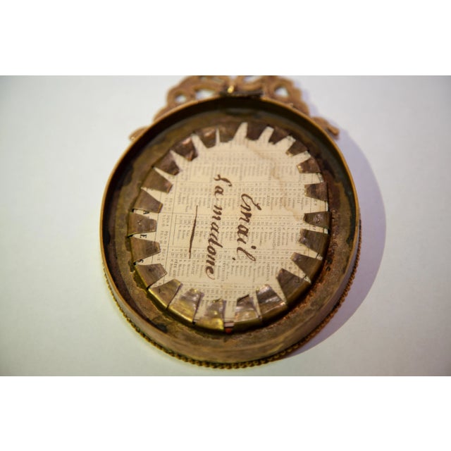 Early 20th Century Louis XV Porcelain Plaque of Madonna For Sale In Seattle - Image 6 of 8