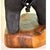 Late 20th Century Rare Rustic Carved Wooden Standing Bear Lamp With Intricate Details For Sale - Image 9 of 15
