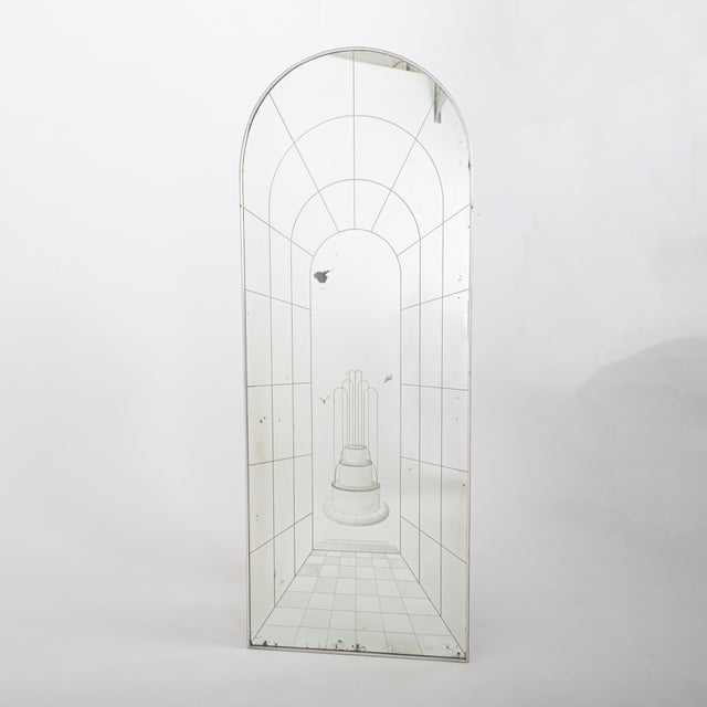 Luigi Fontana 1930s Luigi Fontana Large Wall Mirror For Sale - Image 4 of 18