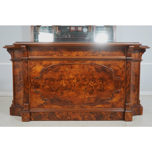 1980s Francesco Molon 7 Piece Italian Bar W. Hutch Cabinet For Sale - Image 5 of 18