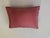 Silk Taffeta European Square in Rose With Coordinating Smaller Pillow For Sale - Image 4 of 7