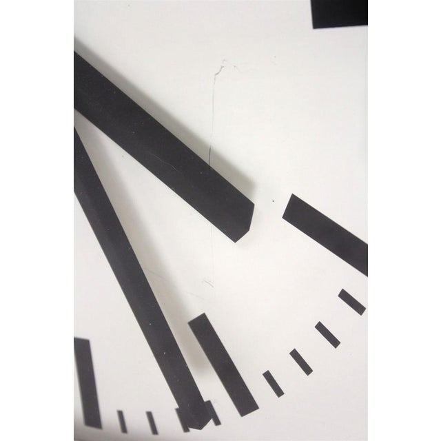 Gray Large Double-Sided Railway Clock from Pragotron, 1980s For Sale - Image 8 of 18