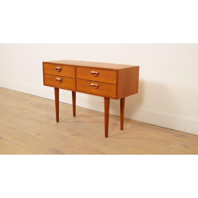 Vintage Danish Chest of Drawers in Teak, 1960 For Sale - Image 3 of 10