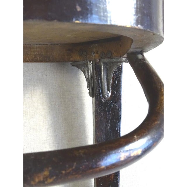 Art Deco Tripod Bistro Chair from Fischel, France, 1936 For Sale - Image 11 of 14