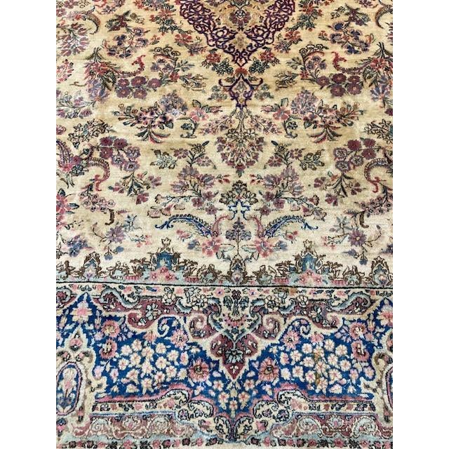 1960s 1960s Persian Lavar Kerman , 8'10' X 11'10" For Sale - Image 5 of 8