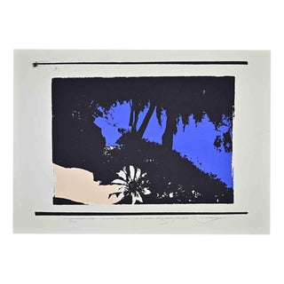 Mario Schifano, Silenzio, Screenprint, 1974 For Sale