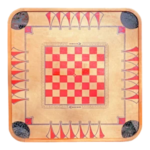 1960s Carrom Double-Sided Model 106 Game Board / Wall Decor