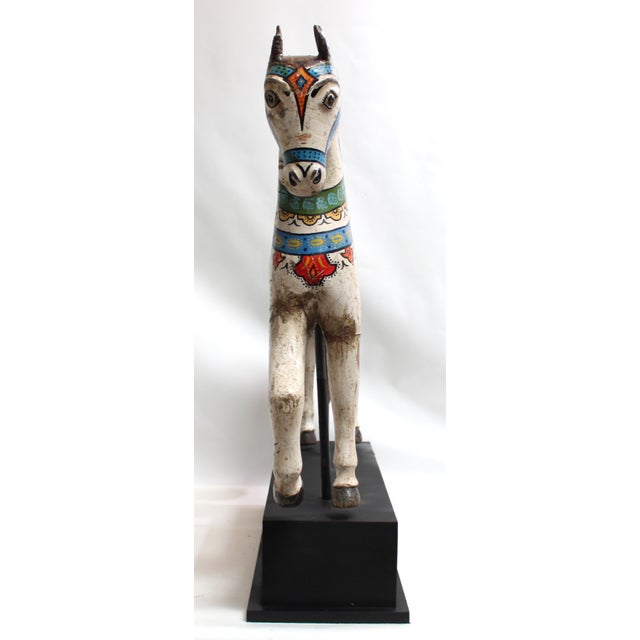 This Carousel Horse can be a focal point & make everything more beautiful! This child-sized standing horse fits well on a...