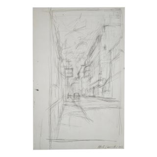 Alberto Giacometti, Strada, 1963, Original Lithograph For Sale