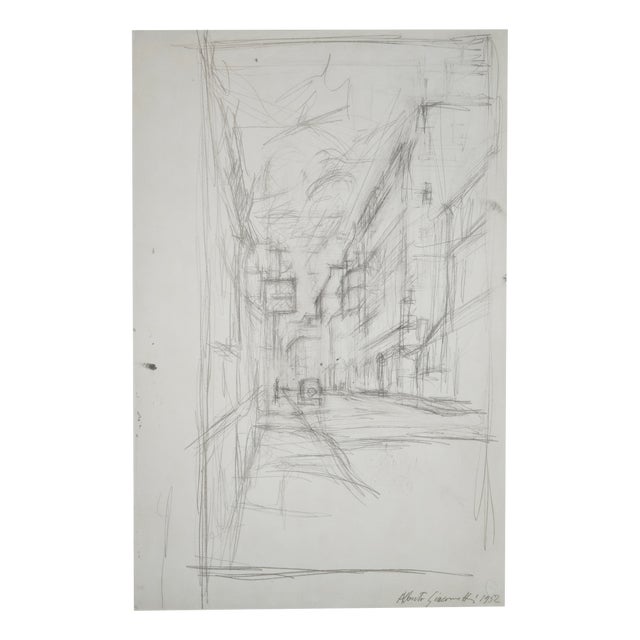 Alberto Giacometti, Strada, 1963, Original Lithograph For Sale
